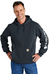 Carhartt Men's   Midweight Hooded Logo Sweatshirt CTK288