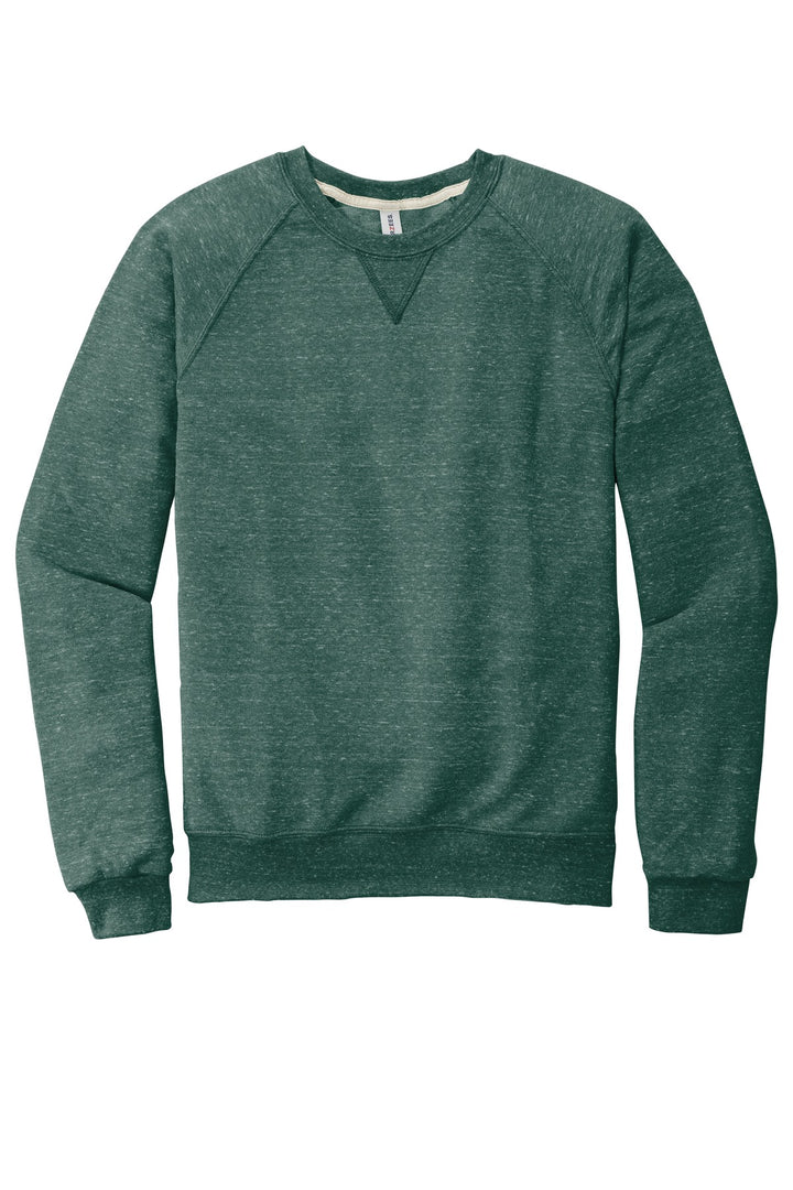 JERZEES Men's Snow Heather French Terry Raglan Crew Sweatshirt 91M JERZEES