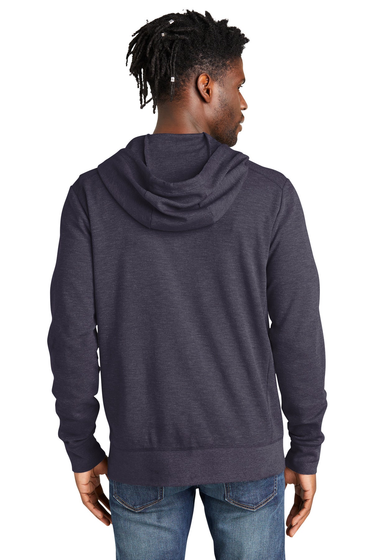 New Era Men's Thermal Full-Zip Hoodie. NEA141 New Era