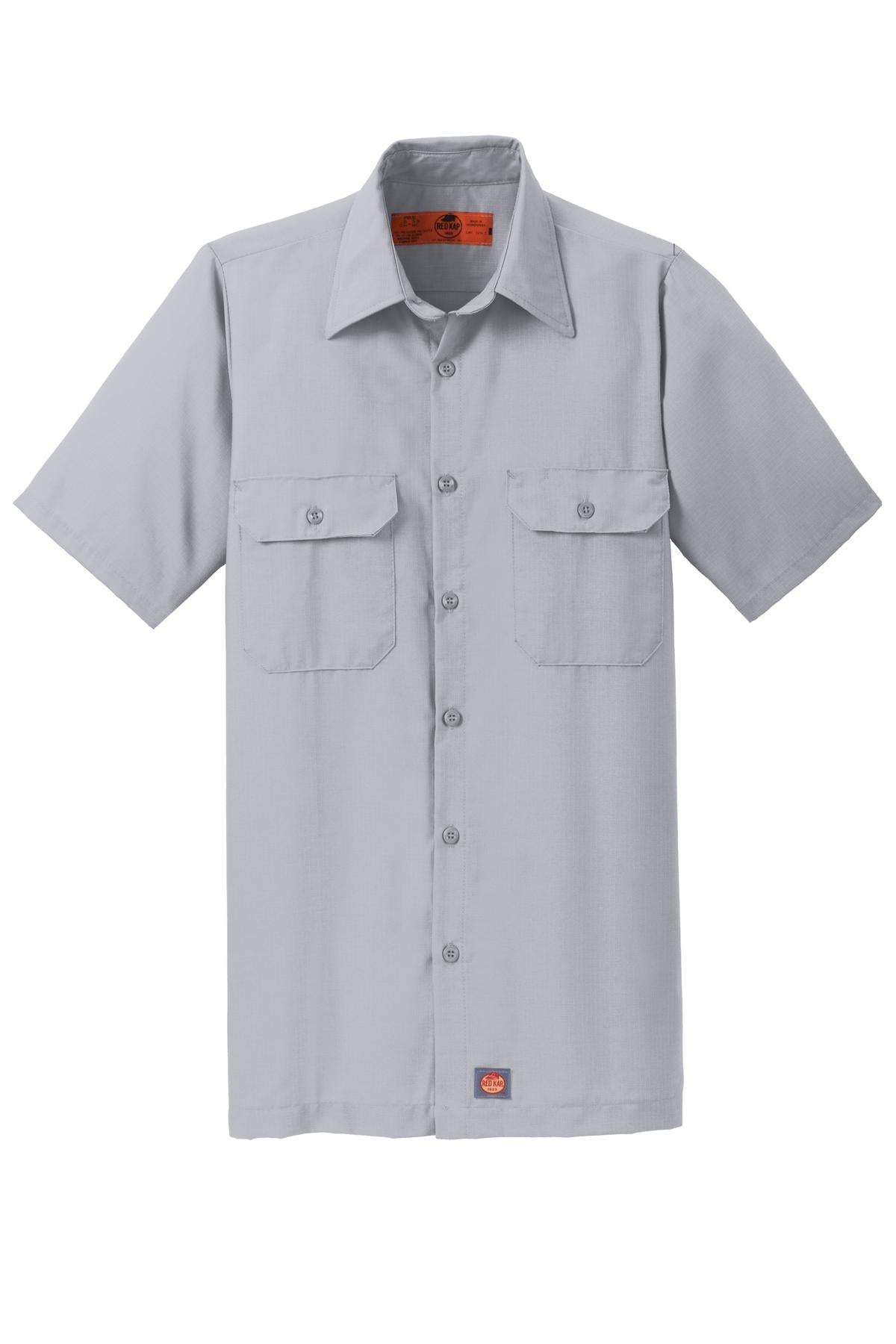 Red Kap Men's Ripstop Short Sleeve Work Shirt. SY60 Red Kap