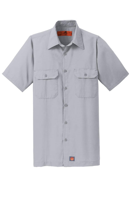 Red Kap Men's Ripstop Short Sleeve Work Shirt. SY60 Red Kap