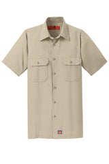 Red Kap Men's Ripstop Short Sleeve Work Shirt. SY60 Red Kap