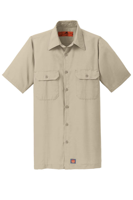 Red Kap Men's Ripstop Short Sleeve Work Shirt. SY60 Red Kap