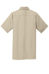 Red Kap Men's Ripstop Short Sleeve Work Shirt. SY60 Red Kap
