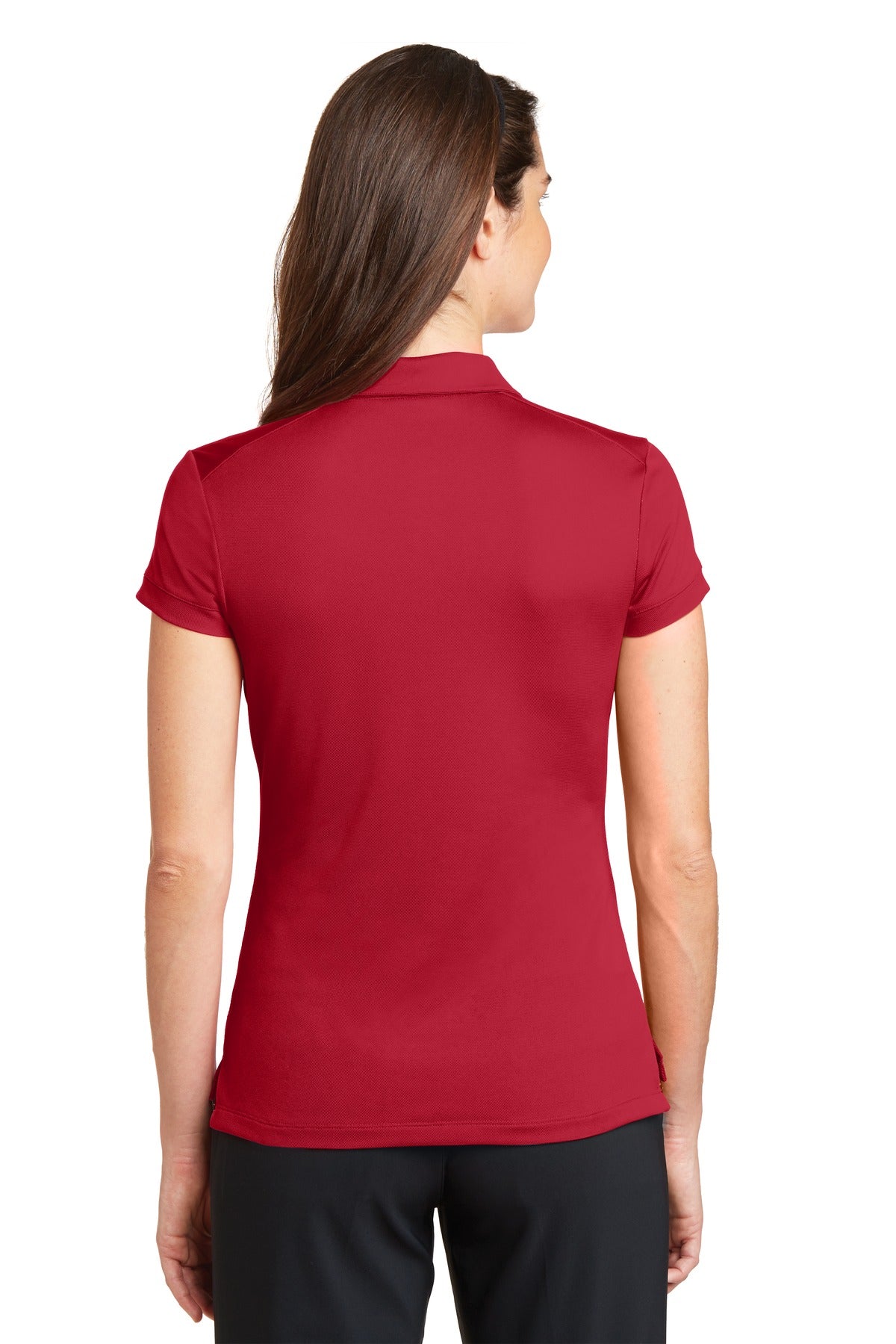 Nike Women's Dri-FIT Solid Icon Pique Modern Fit Polo. 746100 Nike