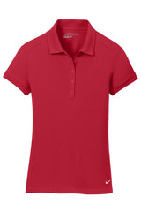 Nike Women's Dri-FIT Solid Icon Pique Modern Fit Polo. 746100 Nike