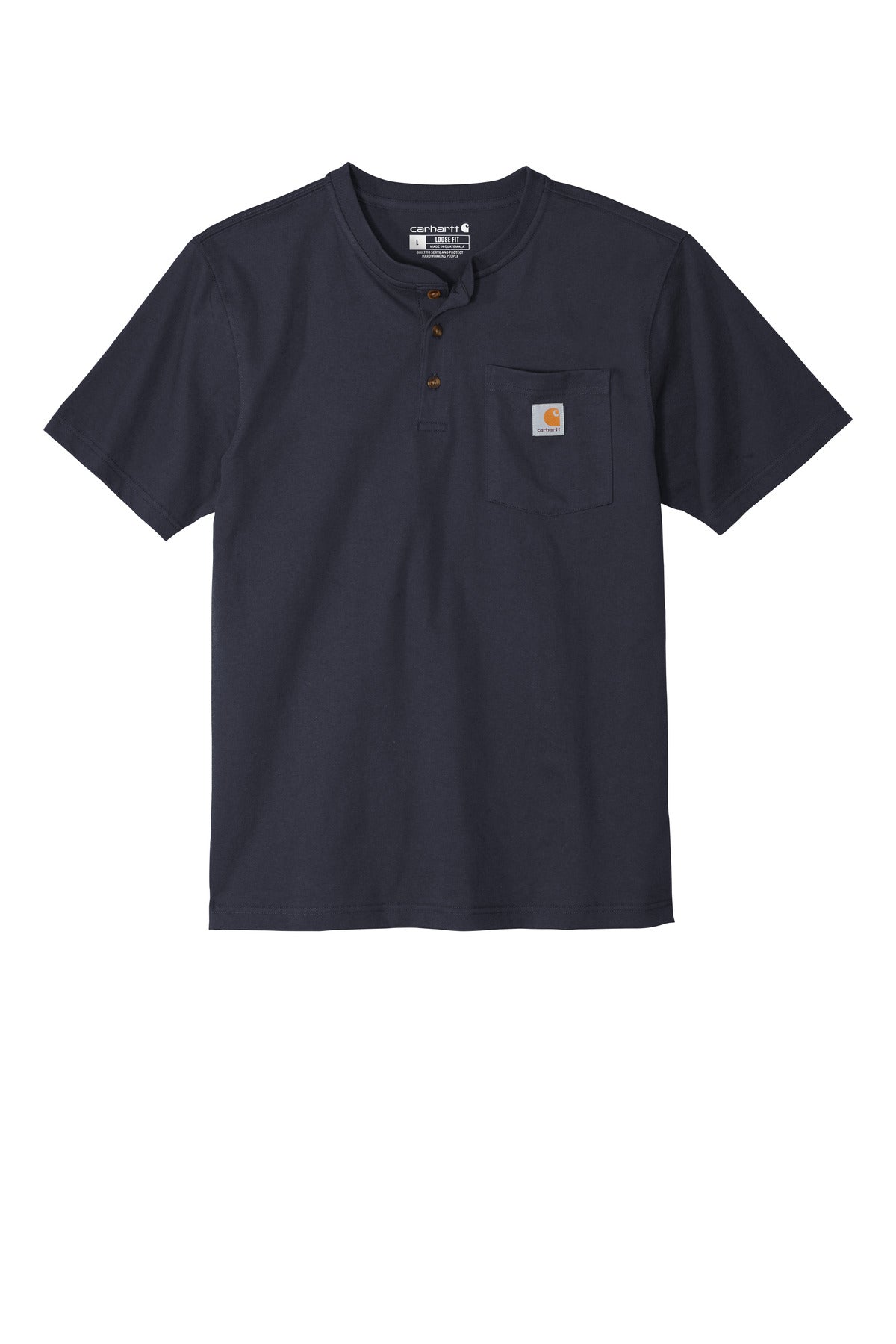 Carhartt Men's Short Sleeve Henley T-Shirt CTK84 Carhartt