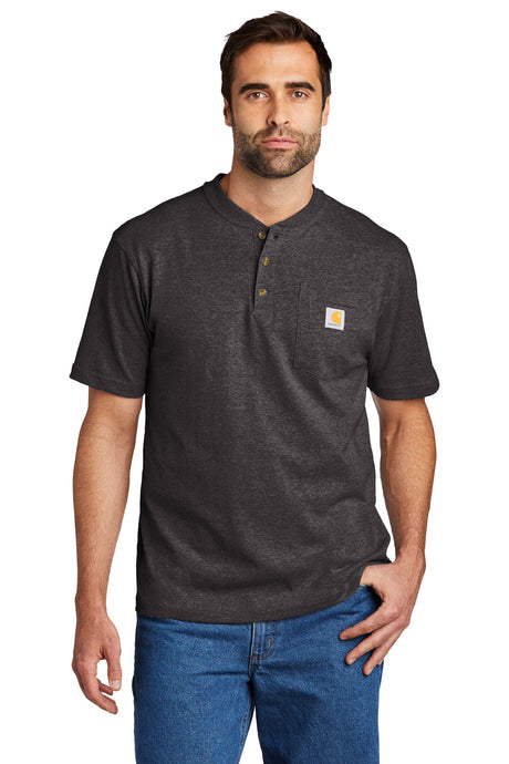 Carhartt Men's Short Sleeve Henley T-Shirt CTK84 Carhartt