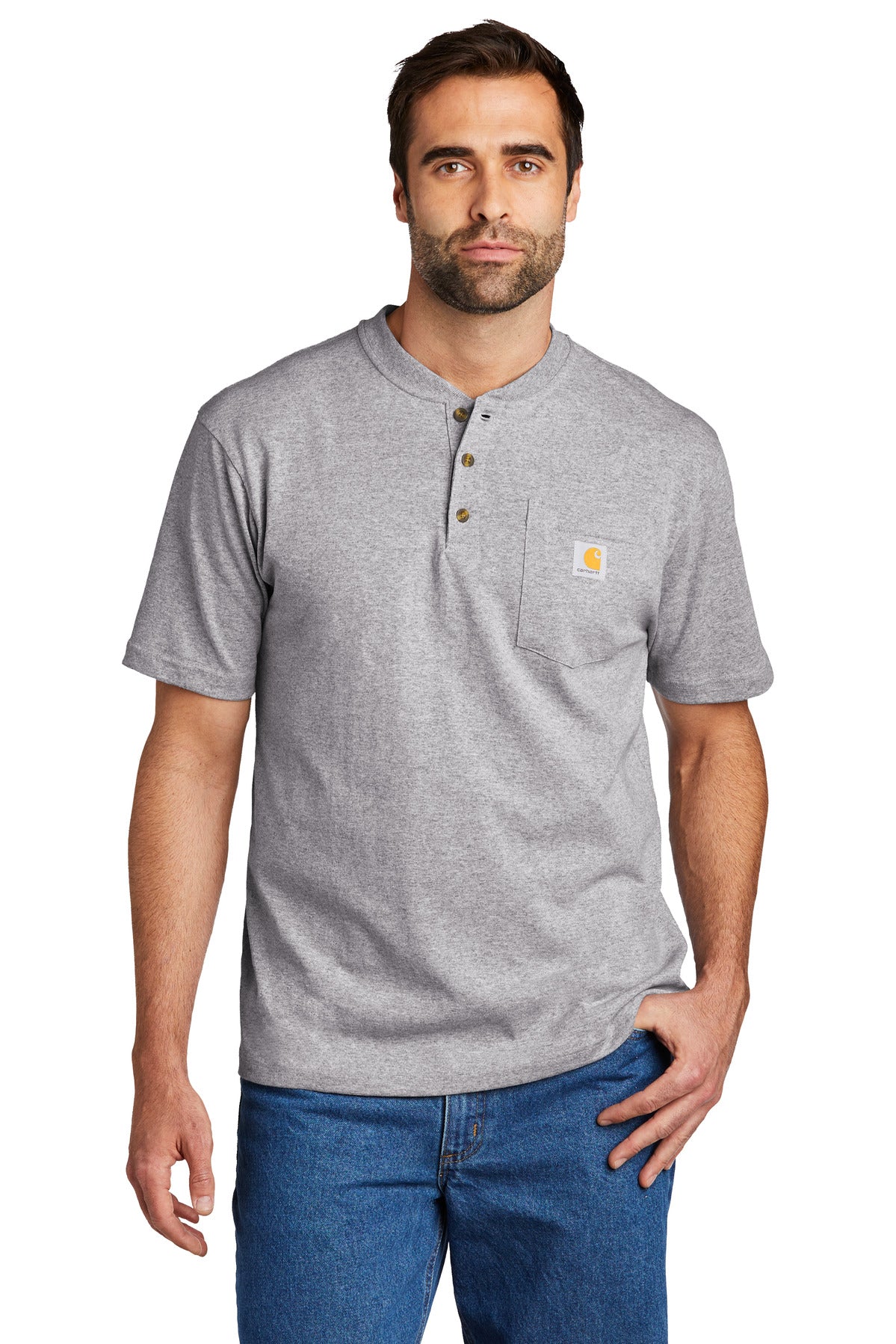 Carhartt Men's   Short Sleeve Henley T-Shirt CTK84