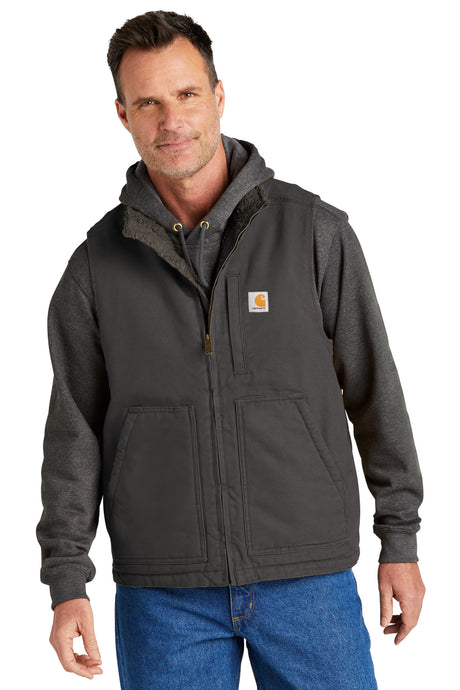 Carhartt Men's   Sherpa-Lined Mock Neck Vest CT104277