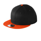 New Era Flat Bill Snapback Cap. NE400 New Era