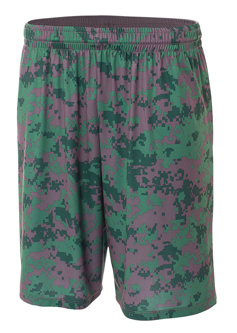 A4 Mens Printed Camo Performance Short