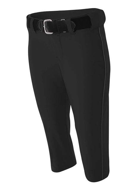 A4 Women's Softball Pants with Piping A4