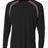 A4 Mens Spartan Long Sleeve Color Block Crew A4
