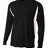 A4 Mens Long Sleeve Color Block Tee A4