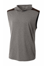 A4 Mens Tourney Sleeveless Hooded Tee A4