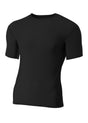 A4 Youth Short Sleeve Compression Crew A4
