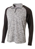 A4 Youth Quarter Zip Space Dye A4