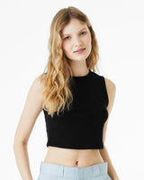 BELLA + CANVAS Women's Micro Rib Muscle Crop Tank