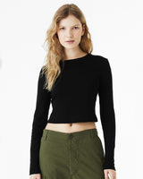 BELLA + CANVAS Women's Micro Rib Long Sleeve T-Shirt