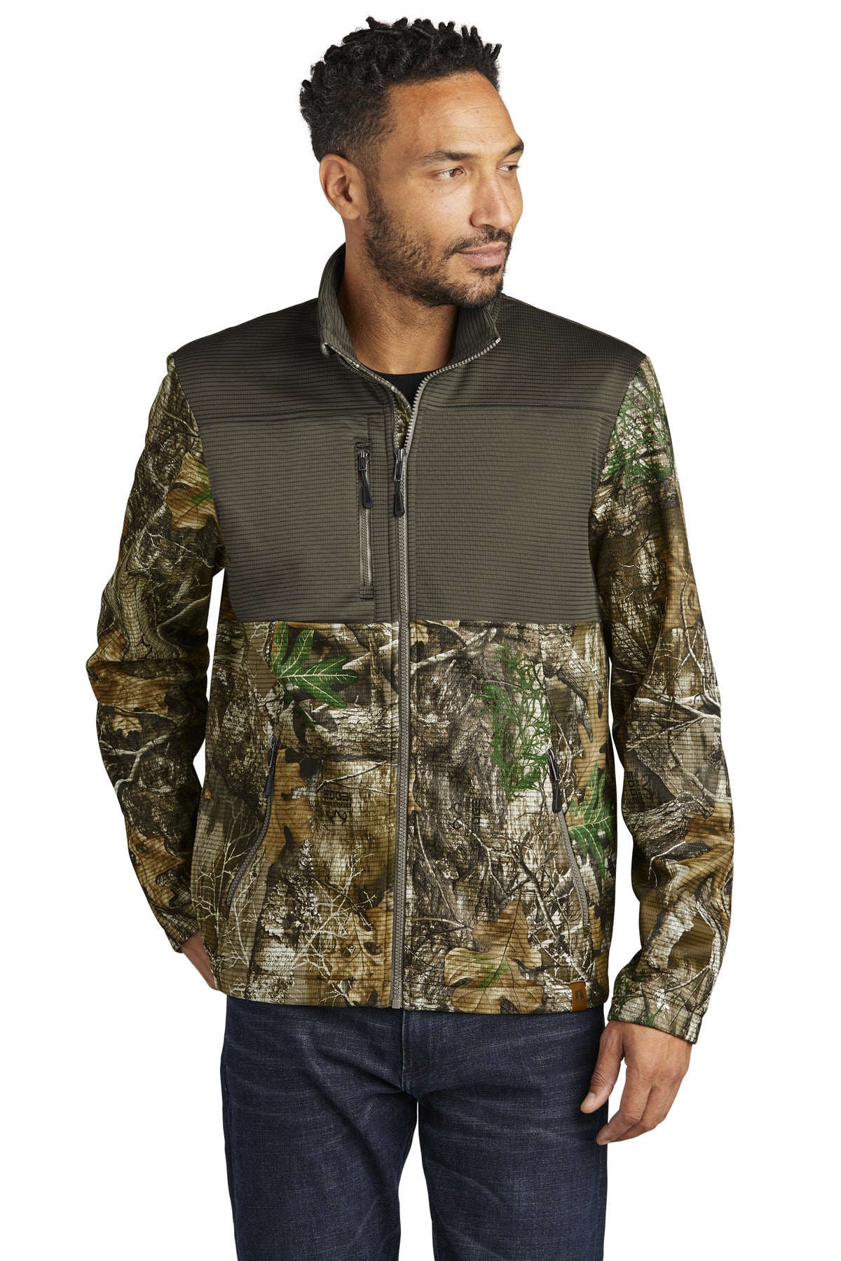 Russell Outdoors Men's   Realtree   Atlas Colorblock Soft Shell RU601