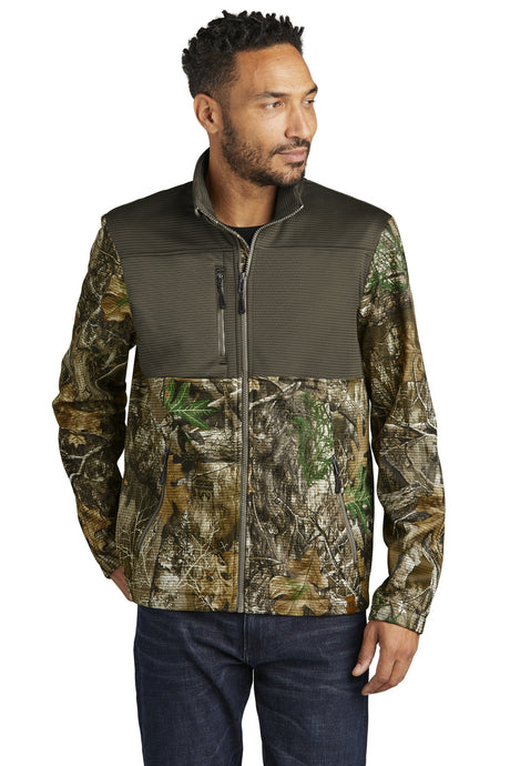 Russell Outdoors Men's Realtree Atlas Colorblock Soft Shell. RU601 Russell Outdoors