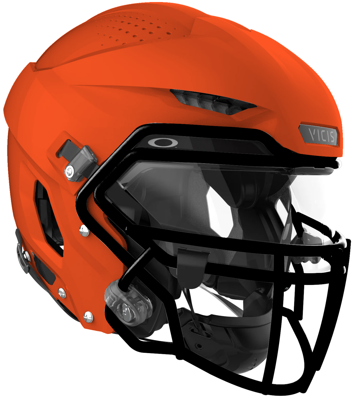 Vicis Adult Zero2 Elite Trench Football Helmet with Titanium Facemask & Oakley Eyeshield Vicis