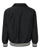 Shaka Wear Men's Collared Varsity Jacket-2