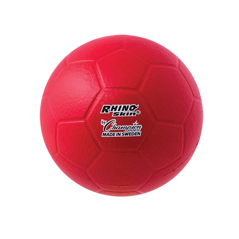 Champion Sports Rhino Skin Molded Foam Size 3 Mini Soccer Ball Red
