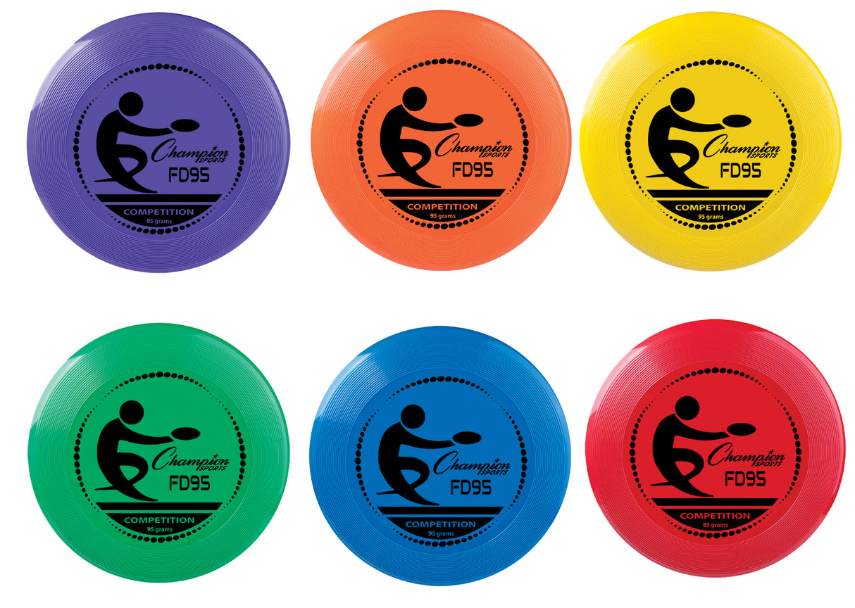 Champion Sports 95 Gram Competition Plastic Discs Champion Sports