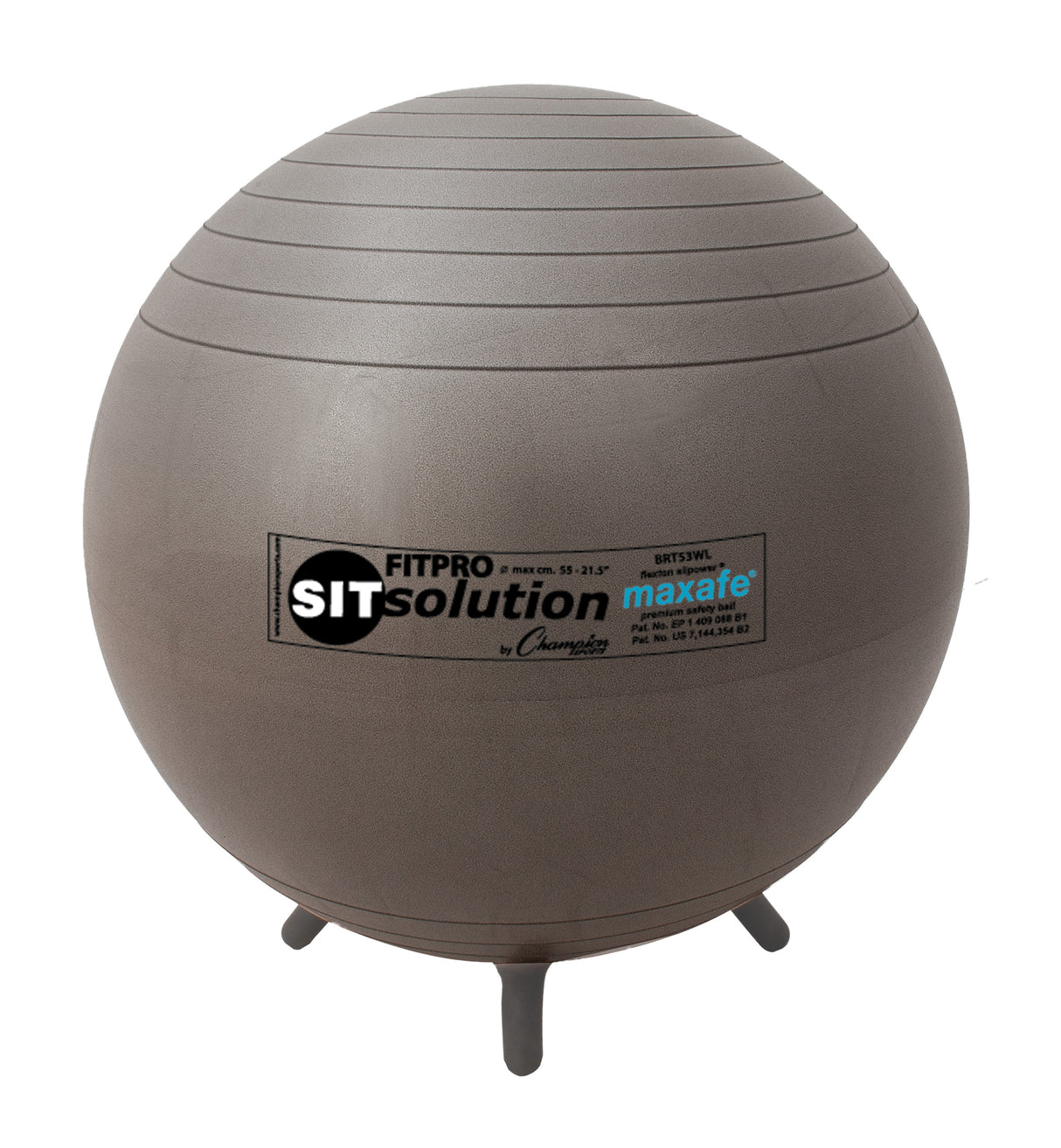 Champion Sports Maxafe® Sitsolution Ball With Stability Legs Champion Sports