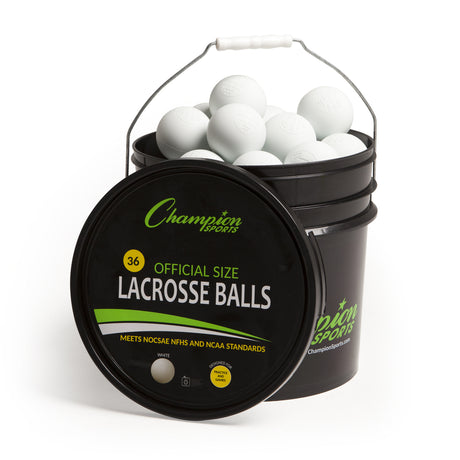 Champion Sports Lacrosse Ball Bucket Champion Sports