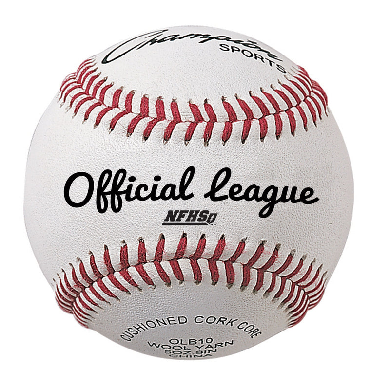 Champion Sports Official League Premium Baseball - Dozen