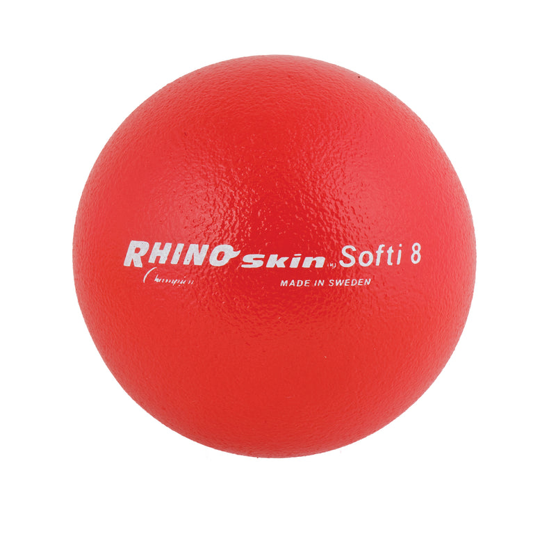Champion Sports 8.25 Inch Rhino Skin Low Bounce Softi Foam Ball Red