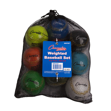 Champion Sports Weighted Training Baseball Set Champion Sports