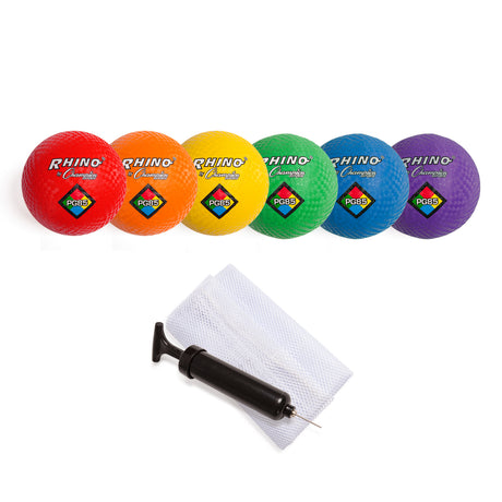 Champion Sports 8.5 Inch Playground Ball Set W/Pump Champion Sports