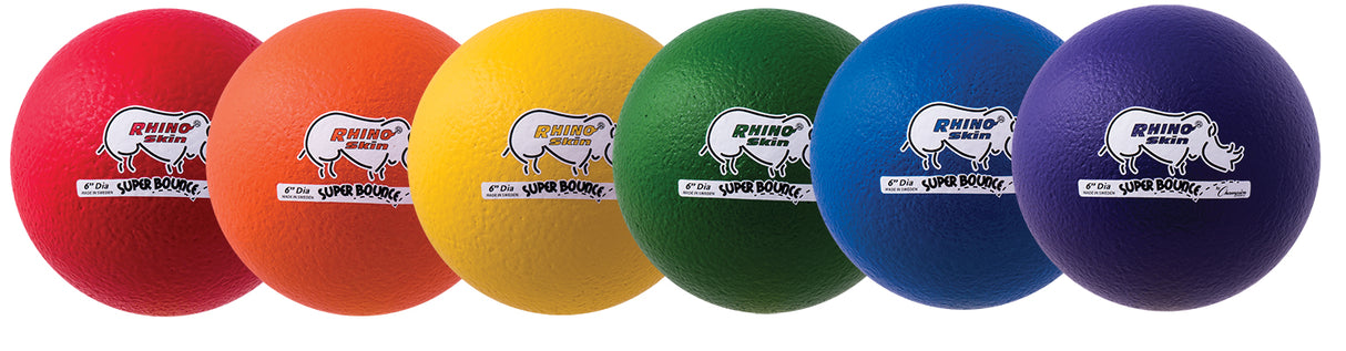 Champion Sports 6.3 Inch Rhino Skin High Bounce Play Ball Set Champion Sports