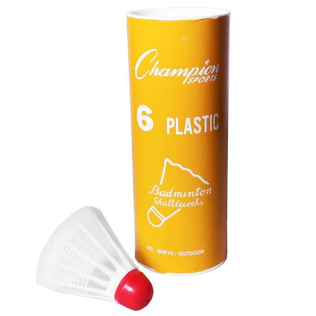 Champion Sports Plastic Shuttlecock Champion Sports