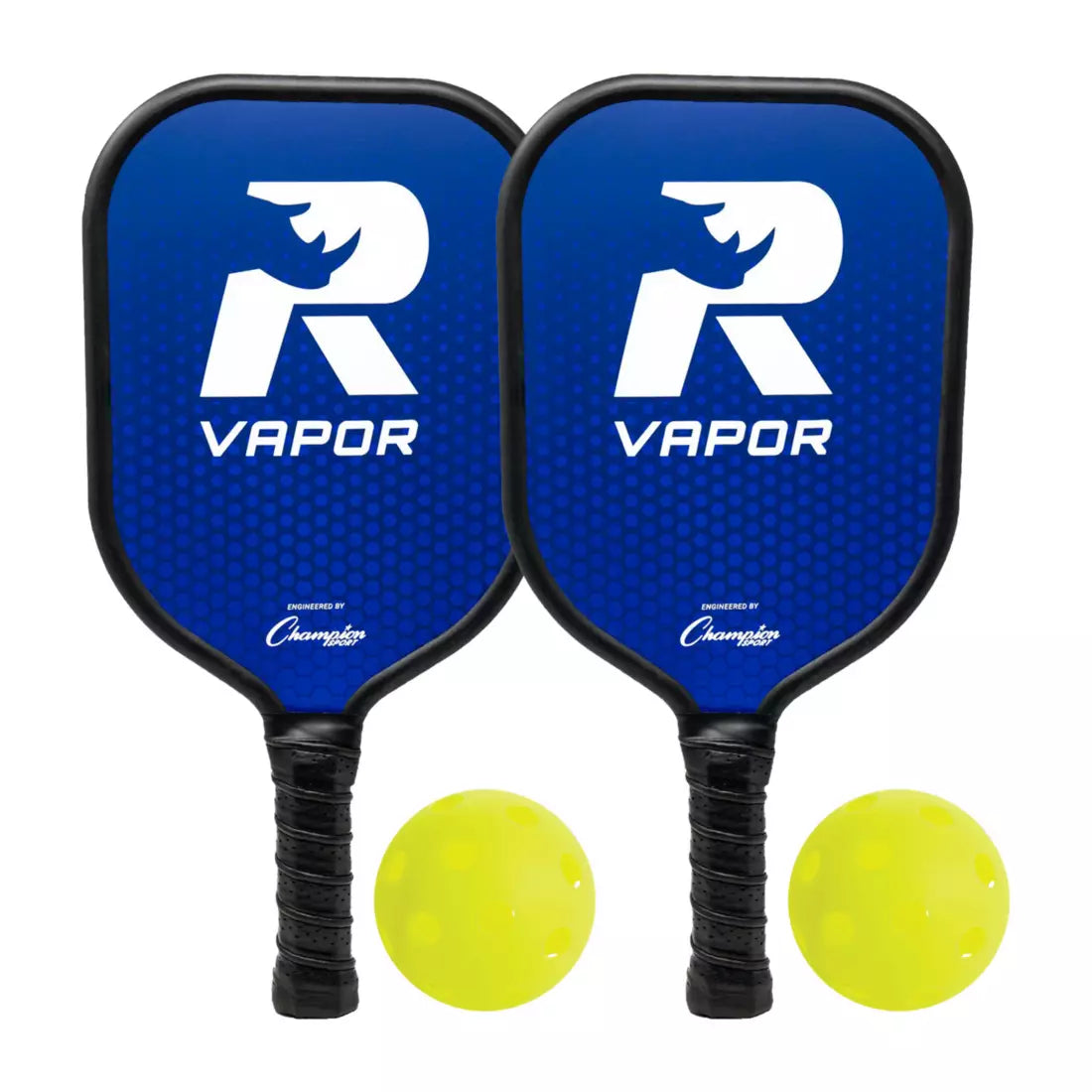 Champion Sports Rhino Pickleball Vaporset 2-Player Paddle Set Tennis & Racquet Pickleball Racquets All