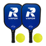 Champion Sports Rhino Pickleball Vaporset 2-Player Paddle Set Tennis & Racquet Pickleball Racquets All