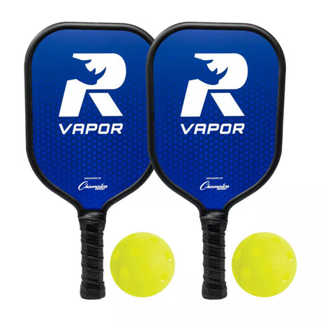 Champion Sports Rhino Pickleball Vaporset 2-Player Paddle Set Tennis & Racquet Pickleball Racquets All