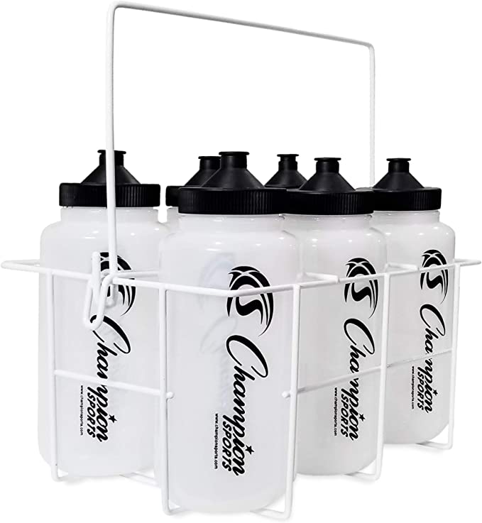 Champion Sports Coated Wire Water Bottle Carrier Champion Sports