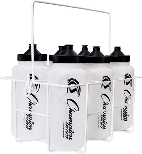 Champion Sports Coated Wire Water Bottle Carrier Champion Sports