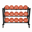 Champion Sports Deluxe Heavy-Duty Basketball Cart Champion Sports