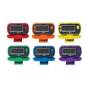 Champion Sports Digital Pedometer Set of 6 Champion Sports