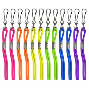 Champion Sports Assorted Neon Nylon Lanyards Champion Sports