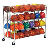 Champion Sports 48 Ball Double Wide Ball Cart Champion Sports