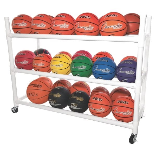 Champion Sports 30 Basketball Heavy-Duty Cart