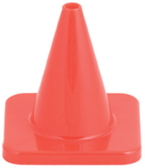Champion Sports 4 Inch High Visibility Flexible Vinyl Cone Champion Sports