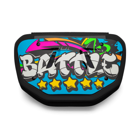 Battle Graffiti23 Youth Football Back Plate Battle